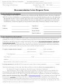 Recommendation Letter Request Form