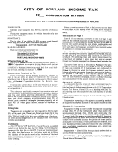 Form P-1120 - Corporation Return Instructions - City Of Portland Printable pdf