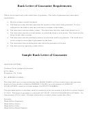 Sample Bank Letter Of Guarantee