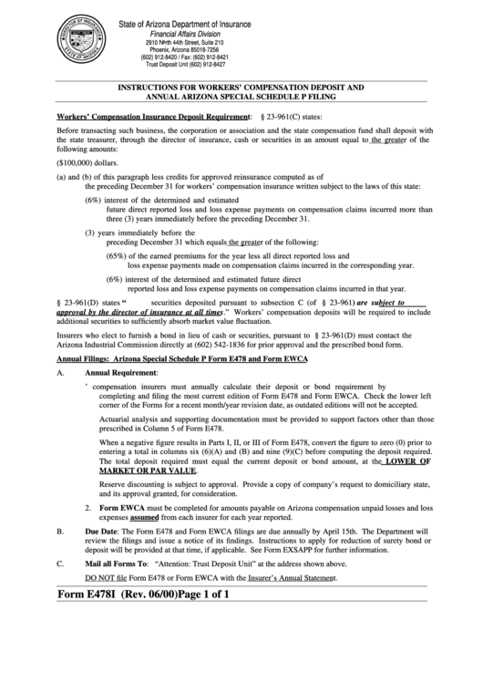 Form E478i - Instructions For Workers