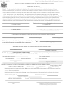 Form Rp-556 - Application For Refund Of Real Property Taxes - 1997