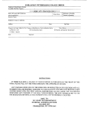 Employer's Withholding Change Order Form - State Of West Virginia