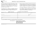 Form 150-800-909 - Municipal Court Registration - State Of Oregon