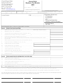 Business Tax Return Form - City Of Forest Park Income Tax Division - 2005