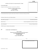 Form 08-4109f - Board Action Data Bank Inquiry Form - Department Of Community And Economic Development - Alaska