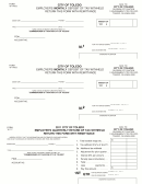 Form W-1-m-d - Employer's Monthly Deposit Of Tax Withheld - City Of Toledo