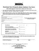 Municipal Non-property Sales (option) Tax Form - City Of Stanley - Idaho