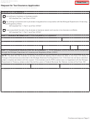 Form 5156 - Request For Tax Clearance Application