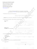 Form Example_artinc_55 - Articles Of Incorporation For A Cooperative Association - 2009