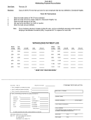 Form W-7 - Withholding Payment Reconciliation