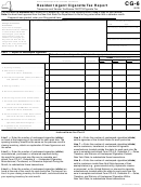 Form Cg-6 - Resident Agent Cigarette Tax Report