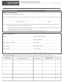 International Transcript Assessment Request Form Printable pdf