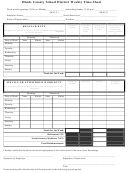 Weekly Time Sheet Template
