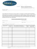 Mileage Reimbursement Request Form