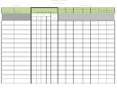 Card Tracking Spreadsheet Template