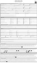 Rental Application Form - Maryland Consumer Relations Department