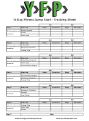 14 Day Fitness Jump Start - Tracking Sheet