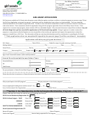 Girl Grant Application Form - Girl Scouts Of Northeastern New York