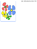 Flowers Greeting Card Template