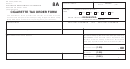 Form 8a - Cigarette Tax Order Form