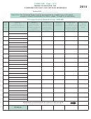 Form Crb - Maine Franchise Tax Combined Report For Unitary Members - 2014