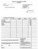 Tax Report Form - Tax Department - Millbrook - Alabama Printable pdf