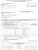 Form Dr-10 - Affidavit Of Financial Disclosure - In The Common Pleas Court Of Montgomery County, Ohio - 2011