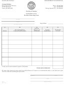 Form Sr-89 - Sand Royalty Monthly Reporting Form - Kansas Department Of Revenue