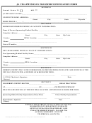 Form 826 E - J-1 Visa Physician Transfer Notification - 2009