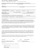 Business Registration And Employer's Withholding Registration Form - City Of Ionia Income Tax Divison