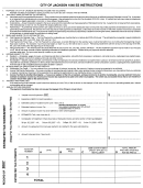 Form 1040 Es - City Of Jackson 1040 Es Instructions