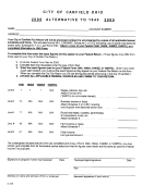 City Of Canfield Ohio Tax Return Form Alternative To 1040 - 2005