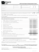 Iowa Special Assessment Credit Form - 2015