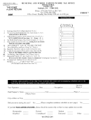 Form 7 - Municipal And School Earned Income Tax Office - 2005