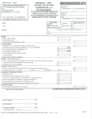 Form Fr 1108 - Income Tax Return - 2009 Printable pdf