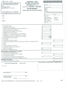 Form Fr 1108 - Income Tax Return - 2009 Printable pdf