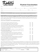 Flumist Vaccination - Assessment, Release And Consent Form