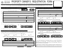 Property Owner's Registration Form - New York Department Of Finance