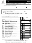 Form Rt-1 - Order Blank For New York City Department Of Finance - 1998