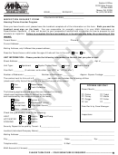 Inspection Request Form - Sample