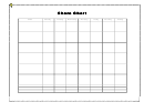 Weekly Chore Chart Template