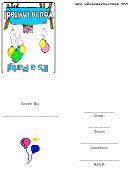 Party Invitation Template