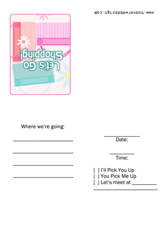 Studying Invitation Template