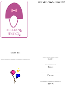 Party Invitation Template