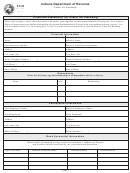 Form Fs-h - Financial Statement For Claim For Hardship