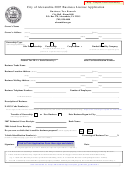 City Of Alexandria Business License Application - Business Tax Branch - 2007