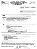 Form Br - Income Tax Return - Batavia Printable pdf