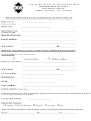 Employer's Registration For Withholding Earned Income Tax Form