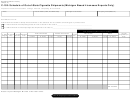 Form 4254 - C-103 - Schedule Of Out-of-state Cigarette Shipments - 2010