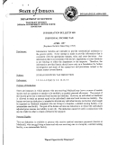 Individual Income Tax Information Bulletin Form - Indiana Department Of Revenue